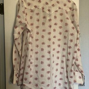 JC Penney snap down western style shirt